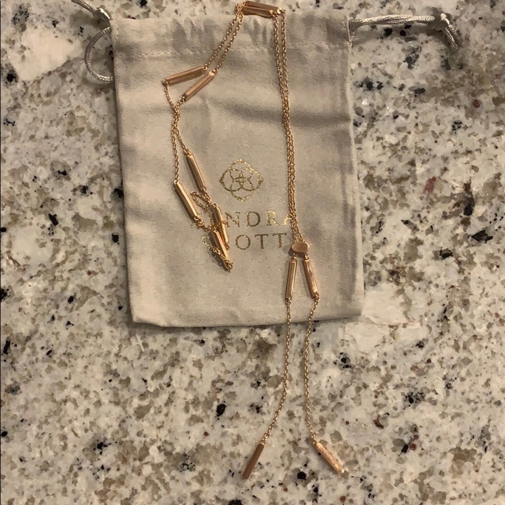 Kendra Scott Josephine Necklace- Rose Gold
